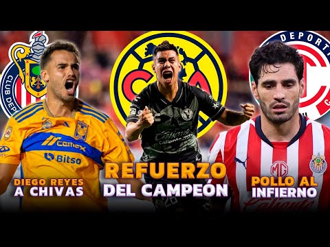 AMÉRICA TENDRÍA PRIMER FICHAJE | PRIMERAS BAJAS DE CRUZ AZUL | POLLO BRISEÑO A TOLUCA