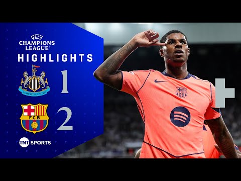 Rashford At The Double! 😮‍💨 | Newcastle 1-2 Barcelona | UEFA Champions League Highlights