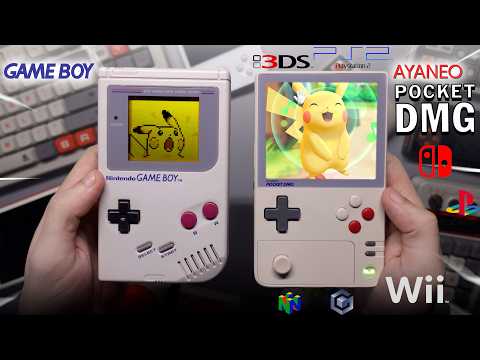 AYANEO Pocket DMG! GAME BOY rodando SWITCH e GTA V! Console Portátil Vertical MAIS POTENTE do MUNDO!