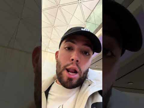 Lucas Rangel tendo que deixar a mala no aeroporto após suspeitarem de uma bomba 💣💥