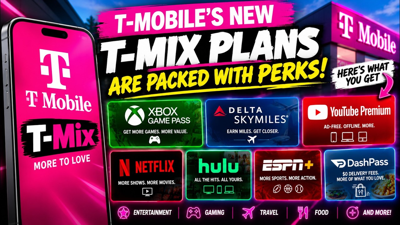 T-Mobile Just Changed the Game! Meet the NEW T-Mix Plans!
