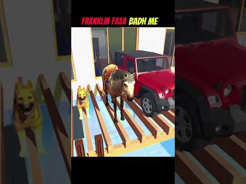 Franklin Fasa Badh 😱 | Indian Bike Driving 3D | #Shorts #Viral#gta #indianbikedriving3d #trending