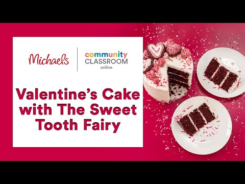 Online Class: Valentine's Day Red Velvet Cake with The...