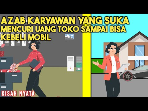 AZAB KARYAWAN YANG SUKA MENCURI UANG TOKO! SAMPAI BISA KEBELI MOBIL MEWAH! | SINETRON KISAH NYATA