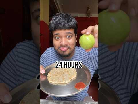 Eating Only Guava Related Food for 24 Hours 🍛 #food #challenge #shorts
