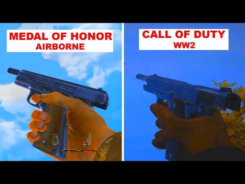 Call of Duty WW2 vs Medal of Honor Airborne - Weapon Comparison