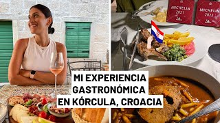 Comida croata: degustación de vinos y restaurante Michelin en Korcula, Croacia