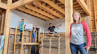 Drywall Starts Now | The Kids Can't Wait To Help 😊