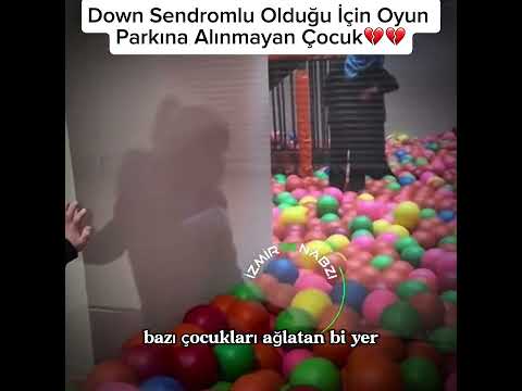 Down Sendromlu Olduğu İçin Oyun Parkına Alınmayan Çocuk💔💔💔