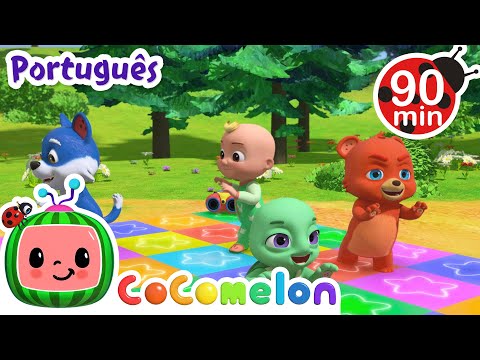 Dança dos Animais 🕺 CoComelon | Músicas Infantis e Desenhos Animados em Português