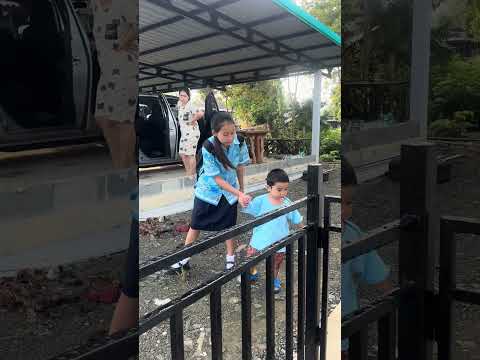 ไม่อยากไปโรงเรียนซะแล้ว😂 #ลูกรักของพ่อ #ฝากกดติดตามด้วยนะครับ