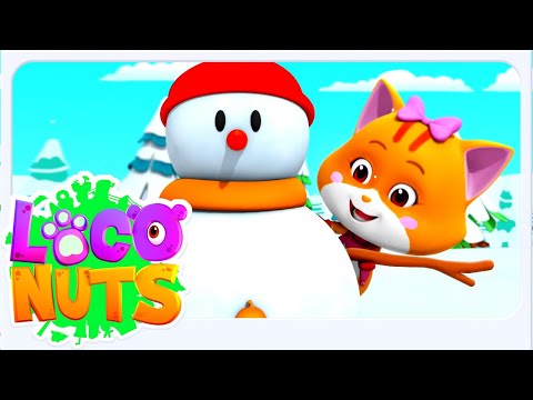 Do You Wanna Build A Snowman Rhyme, मज़ेदार कार्टून, Loco Nuts Hindi Cartoon Videos For Kids