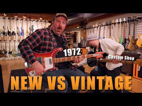 Bass Nerds REACT to CRAZY BASS GUITARS at Chicago Music Exchange