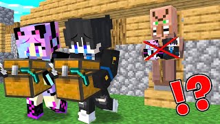 Why Did Villagers Kicked out Me and Sister in Minecraft...