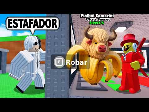Robé SU BRAINROT SUPREMO MÁS OP a ADMIN ESTAFADOR en Steal a brainrot (roba un brainrot)