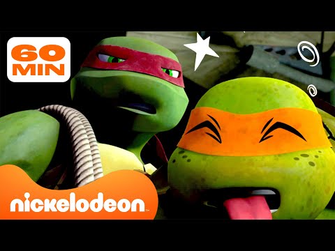 TMNT: Teenage Mutant Ninja Turtles | 60 MINUTEN Kämpfe & Battles von Mikey und Raph! 👊