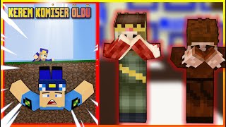 MİNECRAFT KEREM KOMİSER UÇURUMDAN DÜŞTÜ 😱 Minecraft Zengin Fakir Hayatı
