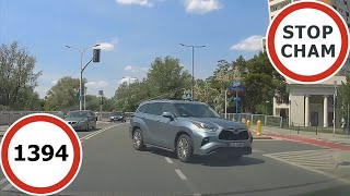 Stop Cham #1394 - Niebezpieczne i chamskie sytuacje na drogach