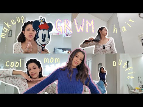 GRWM: outfit, makeup, hair (para ser una COOL MOM) ☁️🩵