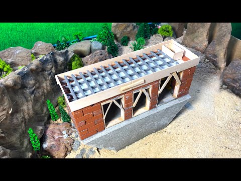 Beautiful Building Villa House Mini Brick