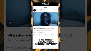 The most viral tweet in NBA history #nba #lebronjames #philly