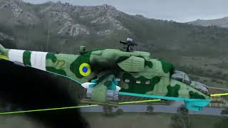 Very dangerous !!! Mil Mi-24 bombarded Tanks and Anti-Aircraft | ArmA 3 Military Simulation