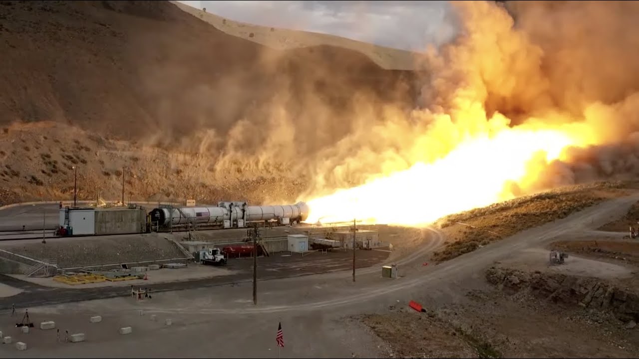 NASA completes future Artemis booster firing test