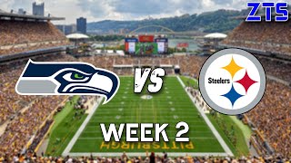 Seahawks vs Steelers Live Commentary and Reaction | Zach Talks Sports