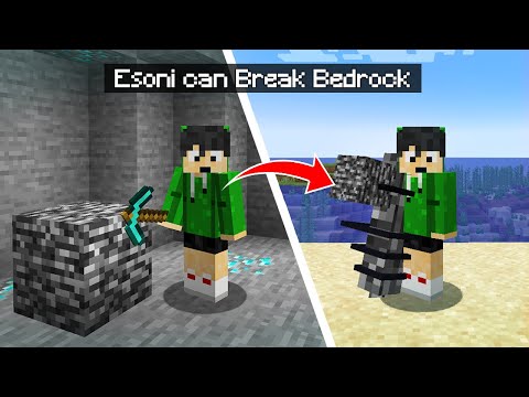 Minecraft But Esoni Can Mine Bedrock | TAROPA VILLAGE (Tagalog)