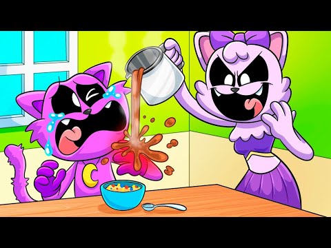 ¡La HERMANA de CATNAP odia a su hermano CATNAP? Poppy Playtime Animación