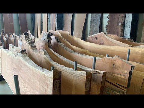 Korea’s Largest Wood Slab Market | Touring the Legendary Juksan Lumberyard