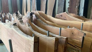 Korea’s Largest Wood Slab Market | Touring the Legendary Juksan Lumberyard
