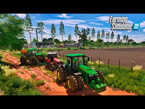 Vida de arrozeiro no mapa Terras do sul | Farming simulator 22