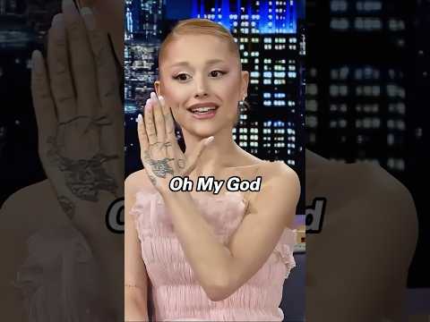 #arianagrande shares an exclusive video of her "popular" stunt scene#celebrity #interview #short