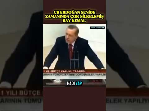 CB Erdoğan'ın Bay Kemal'i Silkeledigi Anlar 🔥😎 #rte #haber