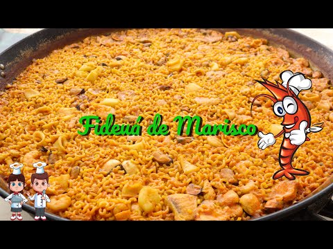 La auténtica Fideuá de marisco, una receta valenciana paso a paso