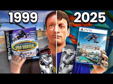 Evolução INCRÍVEL do TONY HAWK nos GAMES