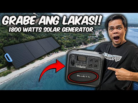 Bagong PORTABLE SOLAR GENERATOR ni PhonTv // Bluetti AC180