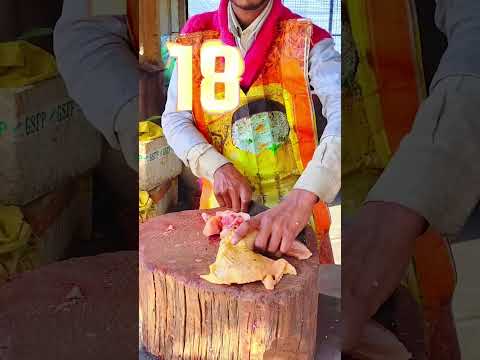 #best chicken #cuttingskills #viralchicken wala #trending #video nj #Chickenshop #streetfood #sho