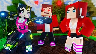 JJ Girl VS Robot - Funny story - Maizen Minecraft Animation
