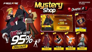 Ob50 New Mystery Shop Discount Event 😮| Naruto Chapter 3 Officially Confirm | Free Fire New Event