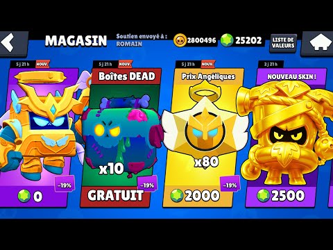 J'ACHÈTE TOUT le MAGASIN des VACANCES sur Brawl Stars