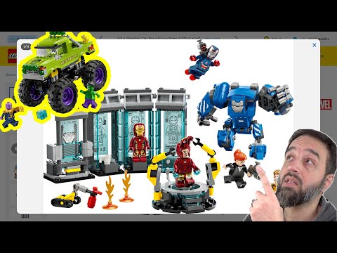 LEGO Iron Man's Laboratory: Hall of Armor + Hulk Truck vs. Thanos reveals & thoughts! 76312 76312