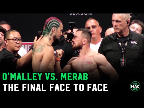 Sean O’Malley vs. Merab Dvalishvili Final Face To Face