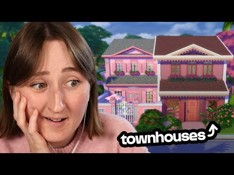 i built ALL PINK townhouses in tomarang
