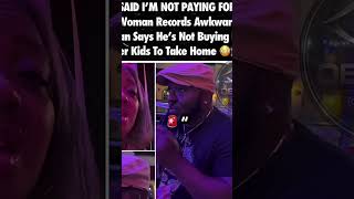 Man REFUSES to Pay for his Dates kids to eat 😂