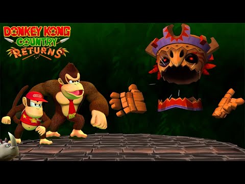 Donkey Kong Country Returns - Final Boss + Ending