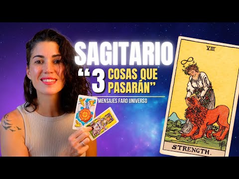 SAGITARIO ¡¡¡TU NOMBRE RESONARÁ EN LO ALTO! ESTO LO CAMBIA TODO, LO TUYO TE ENCUENTRA!!!