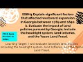 Land Distribution and Fraud in Georgia
