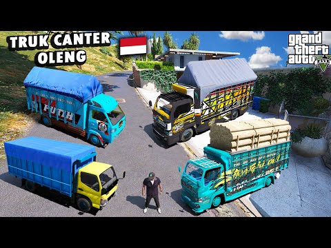 Kerja Jadi TUKANG PARKIR !! Aku Malah Disuruh KOLEKSI SEMUA TRUK CANTER INDONESIA TERKEREN di GTA 5